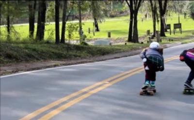 Longboarding with Kwanza Gannon and Meaghan Rillstone